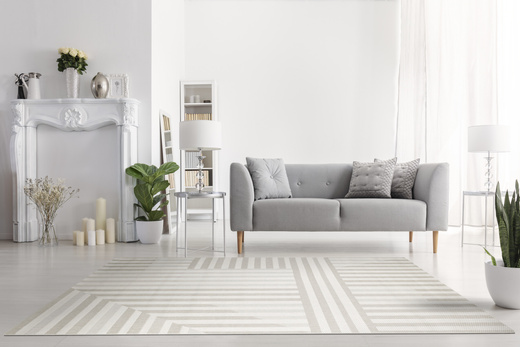 Dywan Sznurkowy Haga 04769A vizon/cream Krem Beż Szary Paski Outdoor