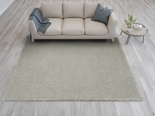 Dywan Luksusowy Shaggy Silky 72 Srebrzysty Szary