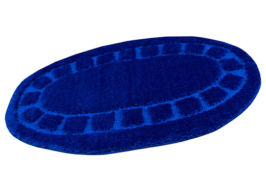 Dywanik Łazienkowy Antypoślizgowy Ocean Blue Niebieski Owalny