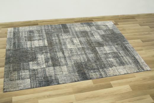 Dywan Kentucky 510 blue Niebieski Kwadraty