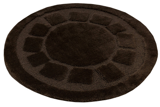 Dywanik Okrągły Łazienkowy Antypoślizgowy Ocean Wenge
