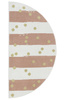 Dywan Półokrągły Dziecięcy Lima M044A cream/rose Róż Krem Zloty Paski