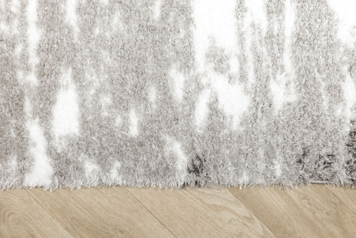 Dywan Shaggy Puffy P387 grey/antracite Szary Beton Abstrakcja