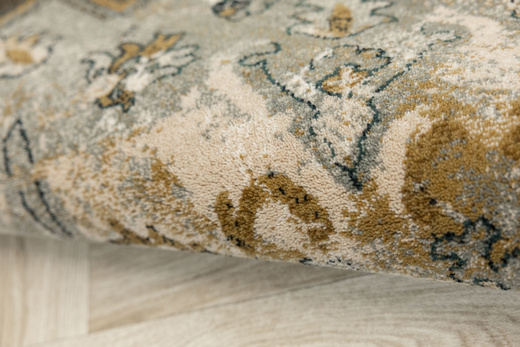 Wełniany Dywan Dywilan Omega Abbas Koniak Ornament