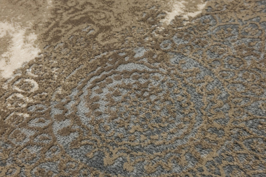 Okrągły Dywan Galya GAK11C grey/brown Beż Szary Boutique