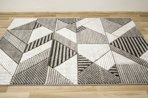 Dywan Amelia A632A grey/d.grey Szary Linie Paski Kreski