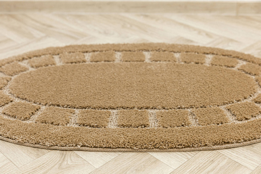 Dywanik Łazienkowy Antypoślizgowy Ocean Beige Beż Owalny