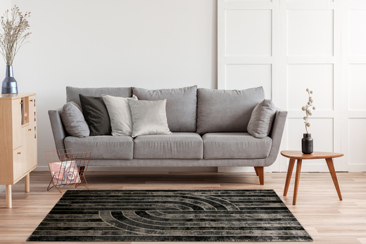 Dywan Kashmir KR158S BlackK/Gold Czarny Złoty Geometria