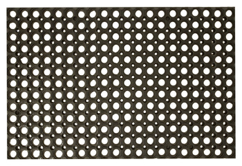 Mata Przerostowa Na Place Zabaw Ażurowa Gumowa Czarny