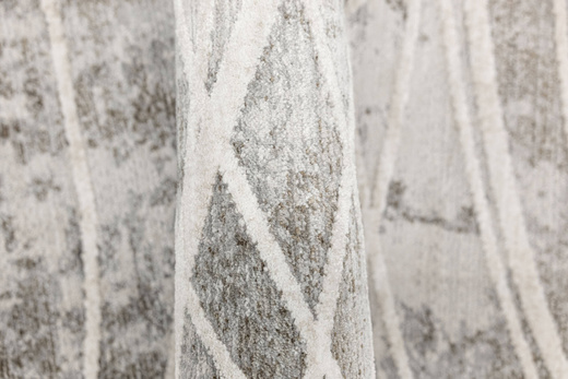 Dywan Camilla 614 mink/grey Szary Beż Beton Pasy