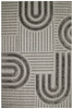 Dywan Amigo 0E560A anthracite Antracyt Półkola