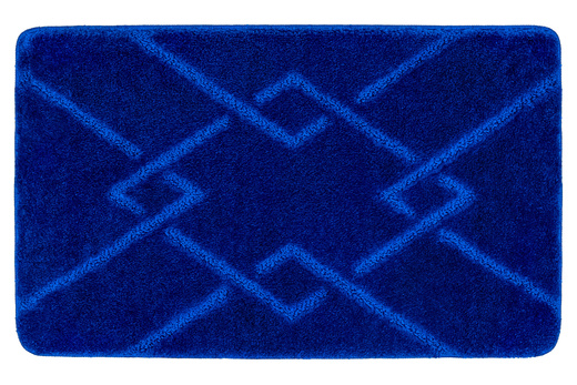 Dywanik Łazienkowy Antypoślizgowy Moreno Blue Niebieski Romby