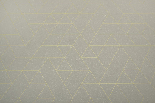 Wykładzina PCV Planet Jester 593 Jasne Szare Trójkąty Romby z Brokatem szerokość 2,5 m