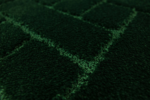 Dywanik Łazienkowy Antypoślizgowy Lotus Dark Green Butelkowa Zieleń Cegiełka