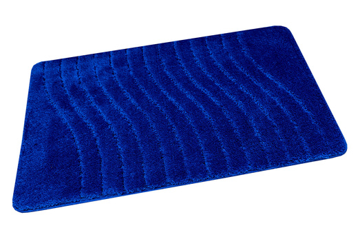 Dywanik Łazienkowy Antypoślizgowy Sara Blue Niebieski Fale