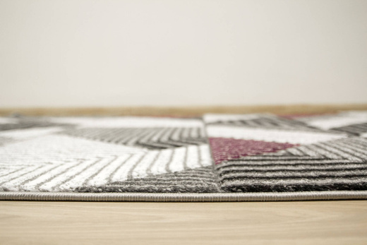 Dywan Amelia A632A grey/purple Szary Fiolet Linie Paski Kreski