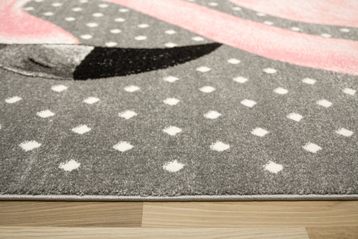 Dywan Dziecięcy Lima 1206A l.grey/l.pink Flaming Róż
