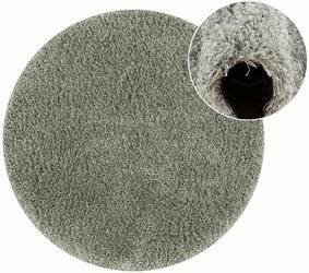 Okrągły Dywan Shaggy Home Hill 74 szary
