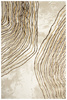 Dywan Elisa PF152 Brown Złoty Brąz Linie