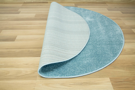 Okrągły Dywan Lima 2081A blue/blue Jasny Turkus