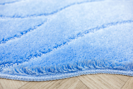 Dywanik Łazienkowy Antypoślizgowy Honey Light Blue Błękitny