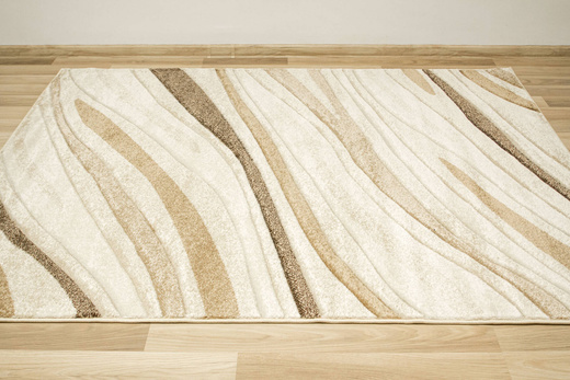 Dywan Amelia C012A cream/beige Beż Brąz Fale