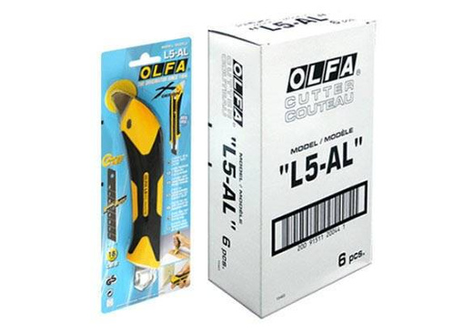 Nóż segmentowy olfa L5-AL z ostrzem o szerokości 18mm