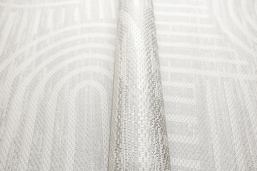 Dywan Sznurkowy Haga 03606E cream/l.grey Szary Krem Geometria Outdoor