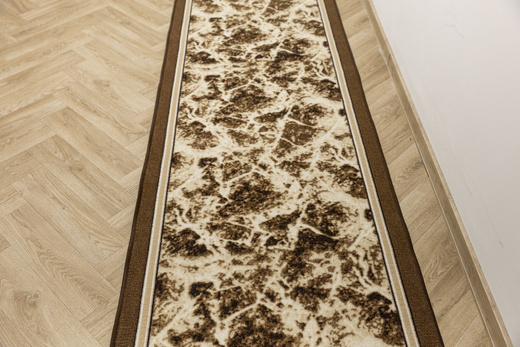 Chodnik Antypoślizgowy Terroso 17 Beż Brąz Marmur szerokość 120 cm