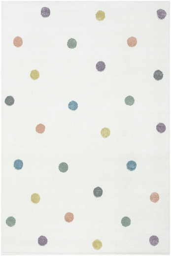 Dywan Dziecięcy Lima C275A cream/lila Krem Kropki