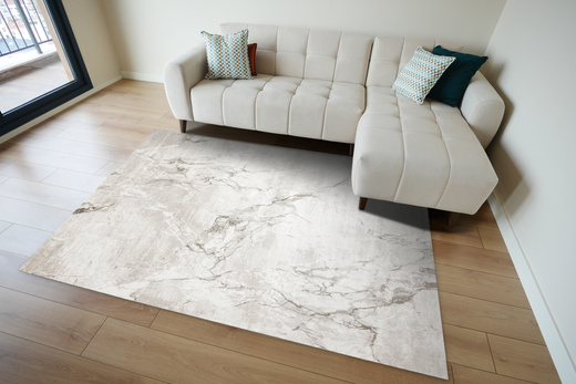 Dywan Nantes NT071A Vizon/Vizon Szarobeżowy Marmur