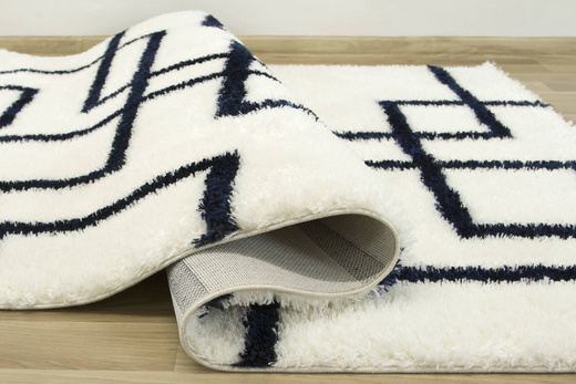 Dywan Boho 616 cream/navy blue Krem Granat Linie