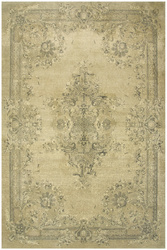 Wełniany Dywan Ornamentowy Agnus Sanio Krem