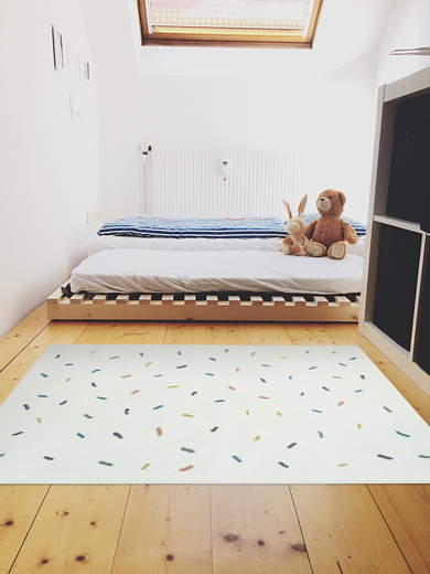 Dywan Dziecięcy Lima M039A cream/blue Krem Kreski