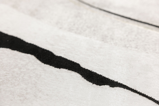 Dywan Kashmir KR143S Vizon/Black Marmur Czarny Złoty Abstrakcja