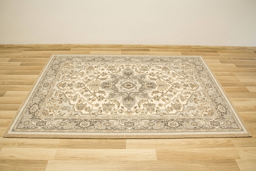 Wełniany Dywan Tempo Natural-B Harvey Jasny Szary