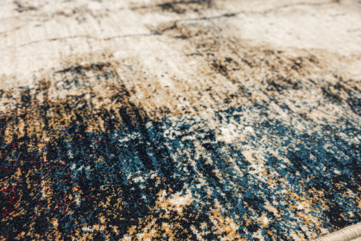 Wełniany Dywan Agnella Isfahan Grado Jasny Beż Abstrakcja