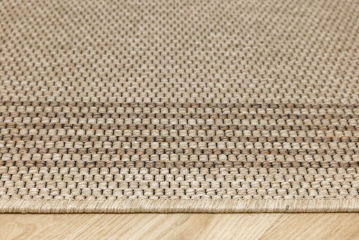 Chodnik Sznurkowy Antypoślizgowy Natura Loper 3412 Beż Brąz Paski szerokość 80 cm