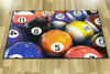 Dywan HD Kule Billard Pool