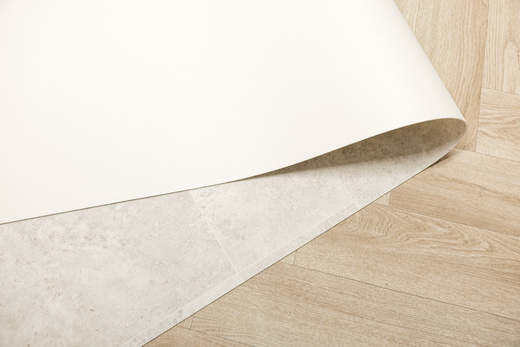 Wykładzina PCV Ultimate Ivory Moon Szary Beton Płytki szerokość 1,5 m