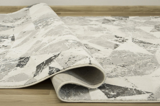 Dywan DAVINCI 2987A d.grey/grey Z84-21 Krem Szary Przecierany Marmur