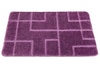 Dywanik Łazienkowy Antypoślizgowy Inez Violet Fioletowy Geometria