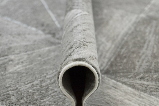 Dywan Felix C179A m.grey/grey Lśniący Marmur Szary Krem Trójkąty