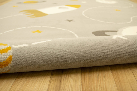 Dywan Kids 534547/89945 mouse/mustard Szary Musztardowy Kosmos