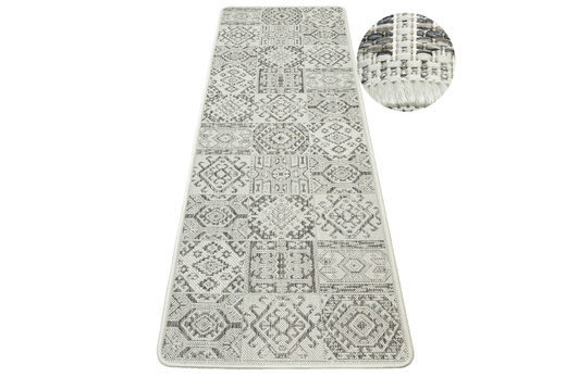 Antypoślizgowy Dywan FLEX 19636/P19 Kem Beż Patchwork