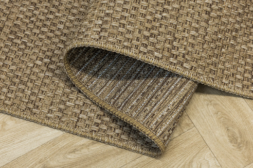 Dywan Sznurkowy Ella ST049A brown/brown Beż Brąz Jodełka Outdoor