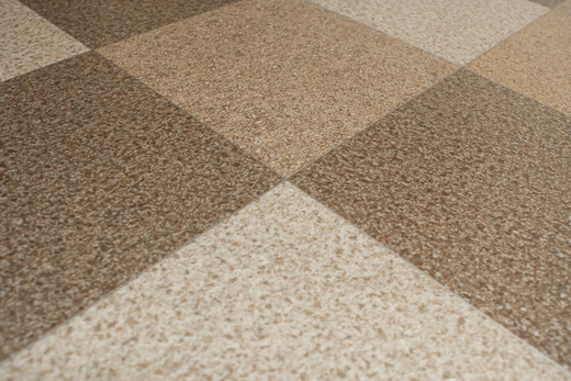 Wykładzina PCV Actual Plus Ice Diamond 7193 Beż Brąz Romby szerokość 2 m