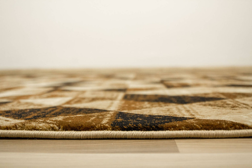 Dywan Super Rose 9592A Brown/Beige Brąz Beż Krem Trójkąty