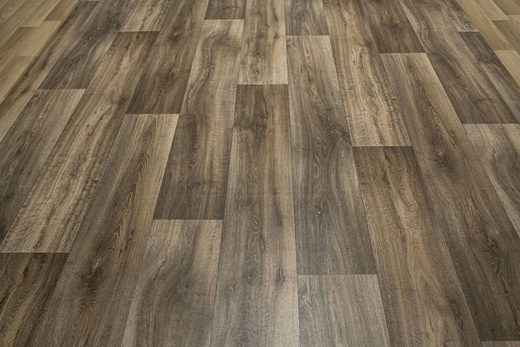 Wykładzina PCV Inspire Lime 679D Brąz Beż Ciemne Drewno szerokość 4 m