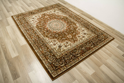 Dywan Super Rose 1874A brown/brown Ornament Brąz Beż